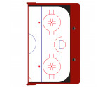 Red Hockey Clipboard
